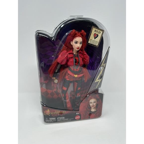 Disney Descendants The Rise of RED FASHION DOLL Daughter Queen of Hearts IN HAND - Picture 1 of 5